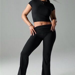 YITTY Soft Rib Foldover Pants